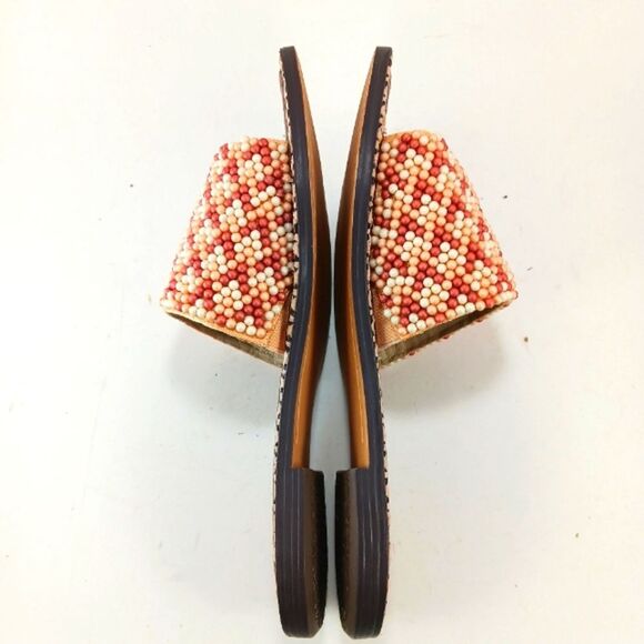 Sam Edelman Gunner 3 Leather Lined Banded Beaded Slip on Flats Women's  7....... - Picture 5 of 10